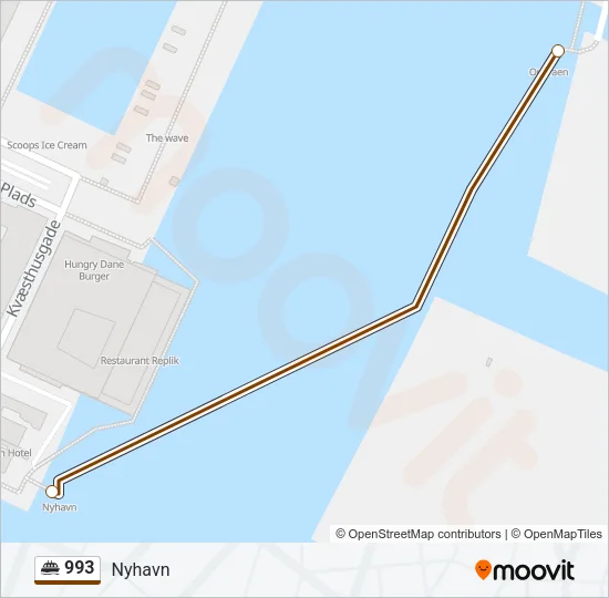 993 Ferry Line Map
