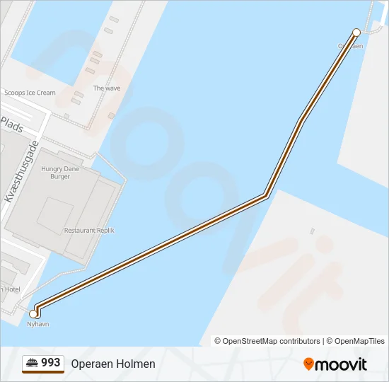 993 Ferry Line Map