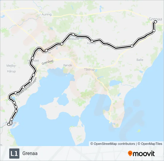 L1 Light Rail Line Map
