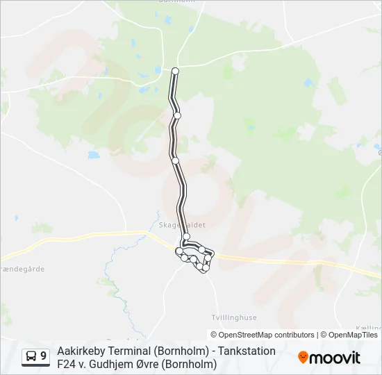 9 Bus Line Map