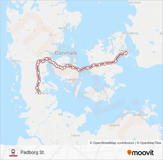ICL jernbane Linjekort
