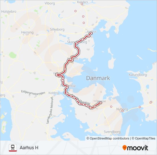 ICL train Line Map