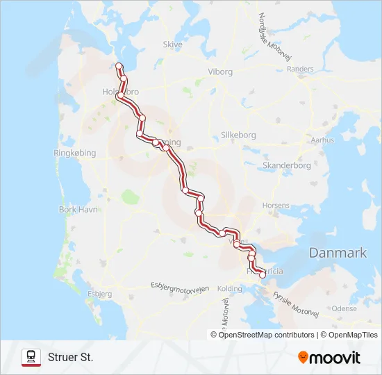 ICL Train Line Map