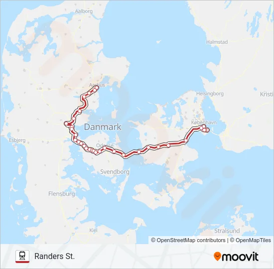 ICL jernbane Linjekort