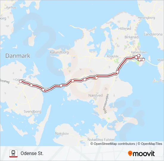 ICL jernbane Linjekort