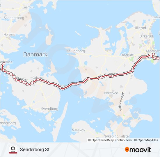 ICL train Line Map