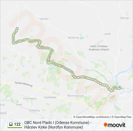 122 Bus Line Map