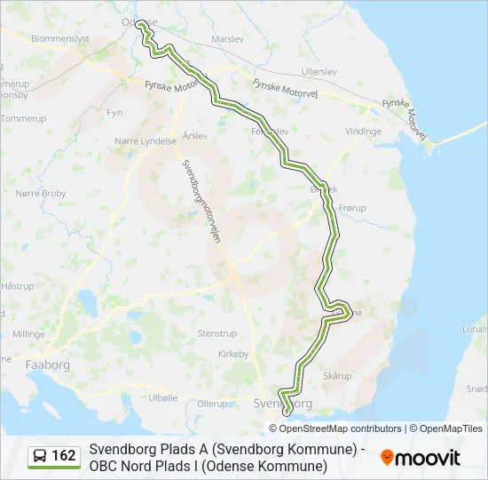 162 Bus Line Map