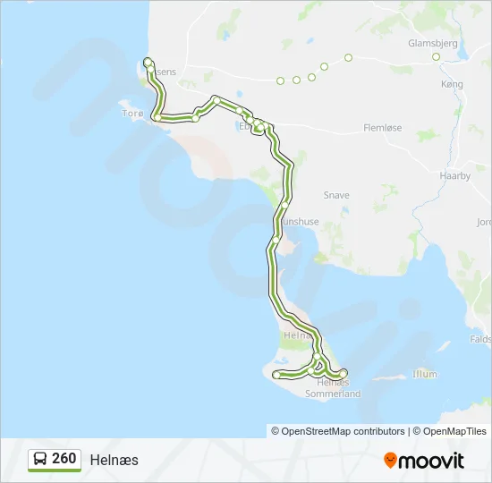 260 Bus Line Map