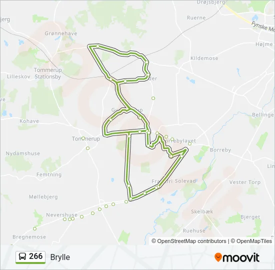 266 Bus Line Map