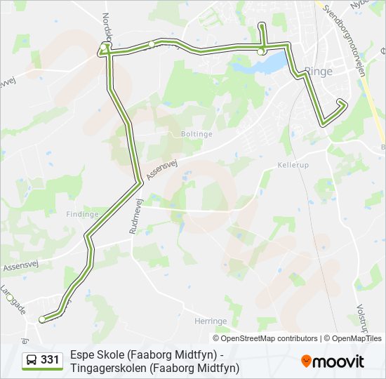 331 Route: Schedules, Stops & Maps - Espe (Updated)