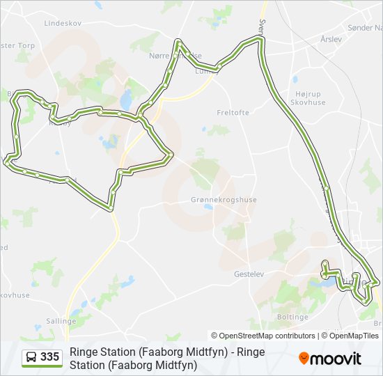 Monument ciffer Ewell 335 Route: Schedules, Stops & Maps - Ringe (Updated)