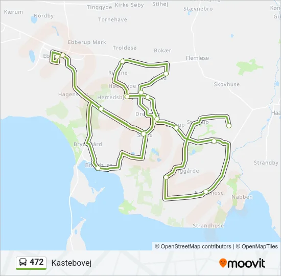 472 Bus Line Map