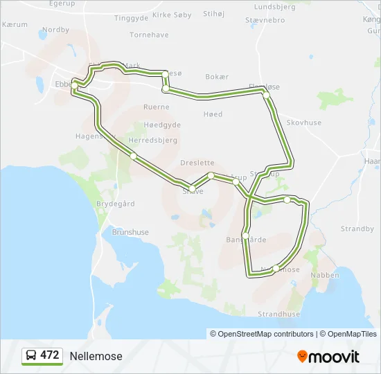472 Bus Line Map