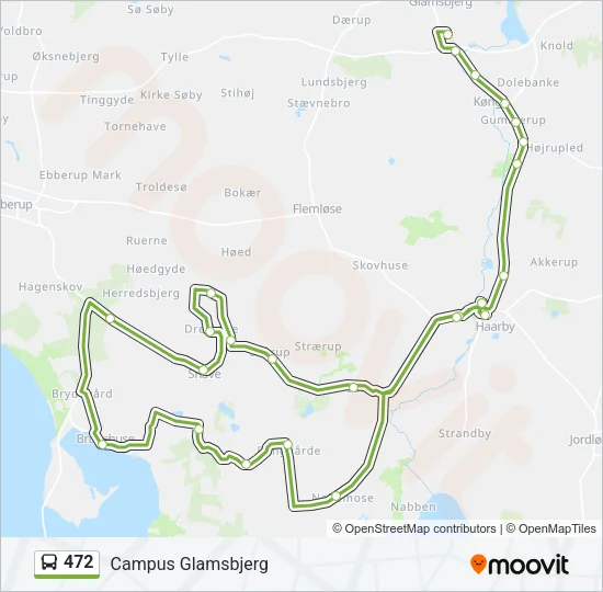 472 Bus Line Map