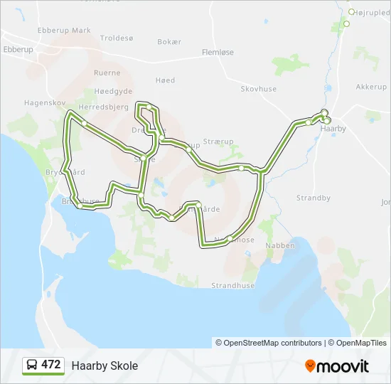 472 Bus Line Map