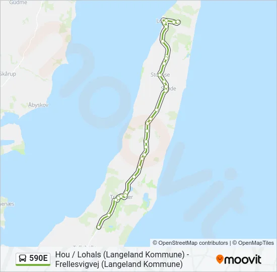 590E Bus Line Map