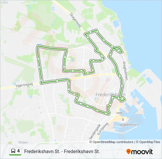 4 Bus Line Map