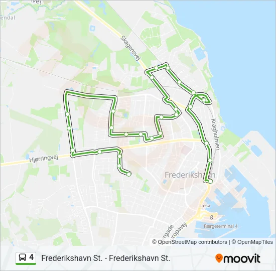 4 Bus Line Map