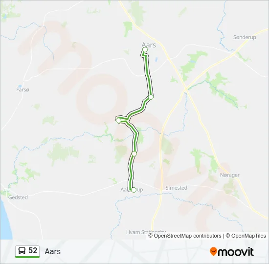 52 Bus Line Map
