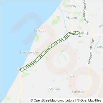 71 Bus Line Map