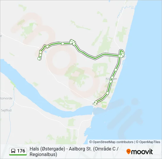 176 Bus Line Map