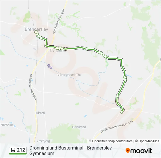 212 Bus Line Map