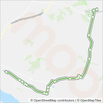 213 Bus Line Map