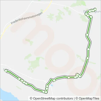 213 Bus Line Map