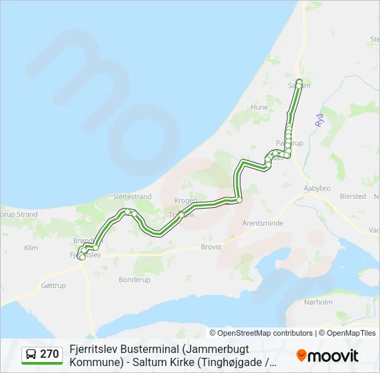270 Bus Line Map