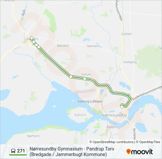 271 Bus Line Map