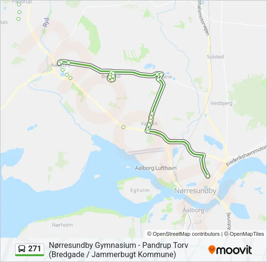 271 Bus Line Map