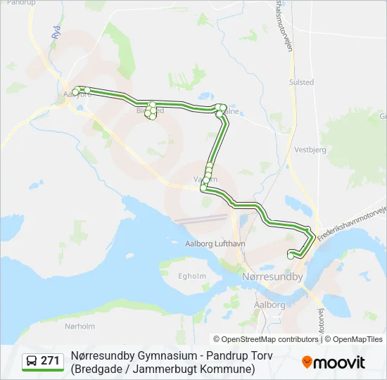271 Bus Line Map