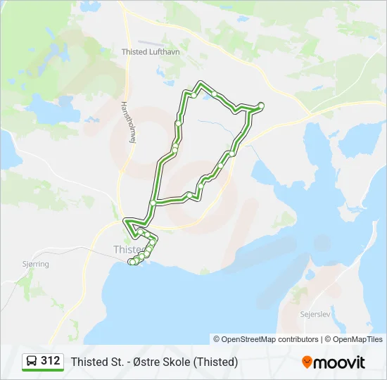 312 Bus Line Map