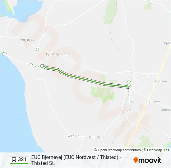 321 Bus Line Map
