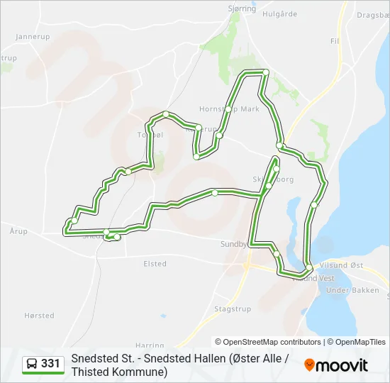 331 Bus Line Map