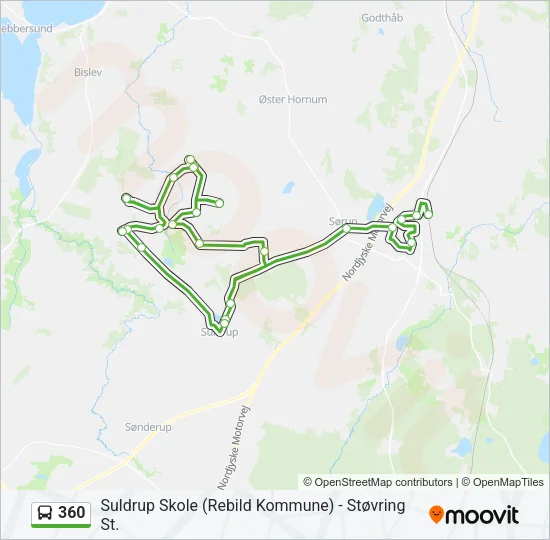 360 Bus Line Map