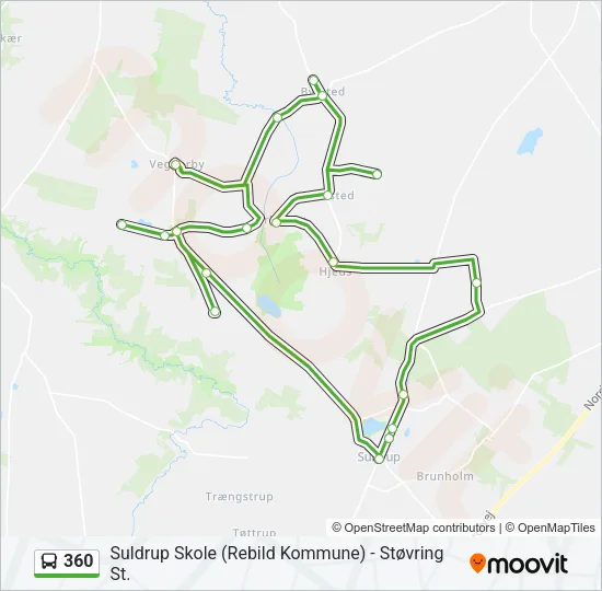 360 Bus Line Map