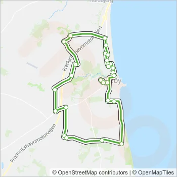404 Bus Line Map