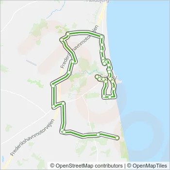 404 Bus Line Map