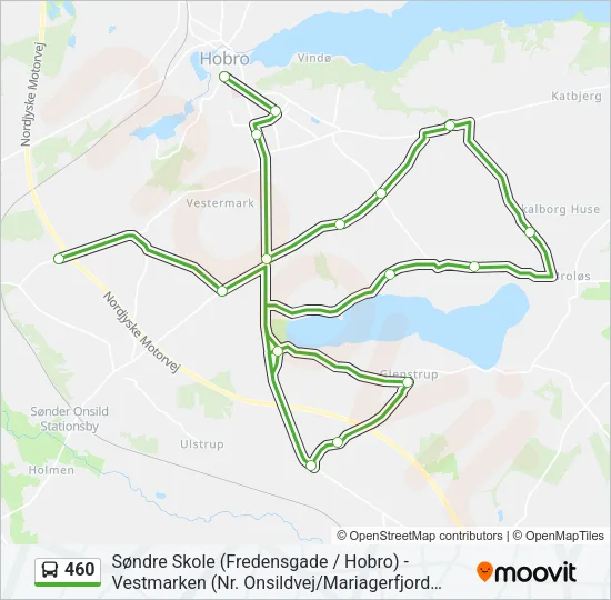 460 Bus Line Map