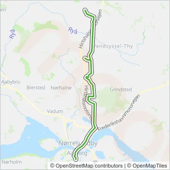 72N Bus Line Map