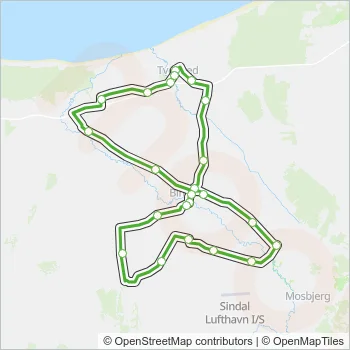 802 Bus Line Map