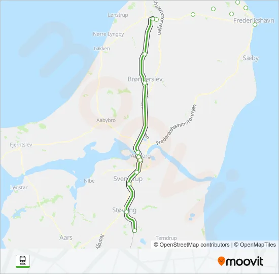 75 Train Line Map