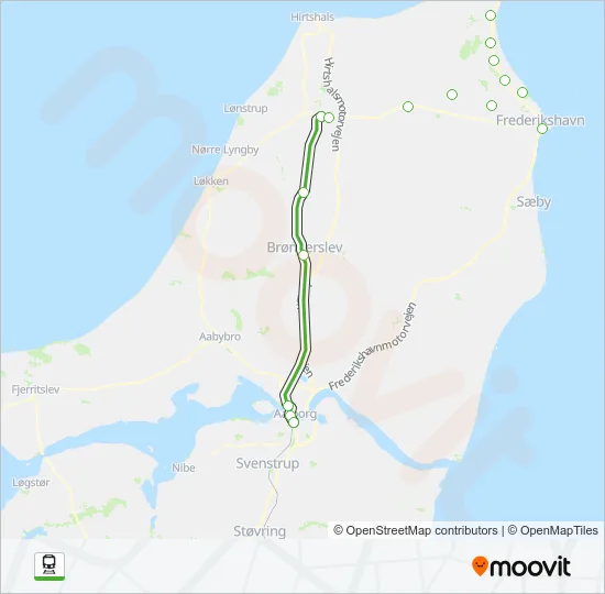 75 Train Line Map