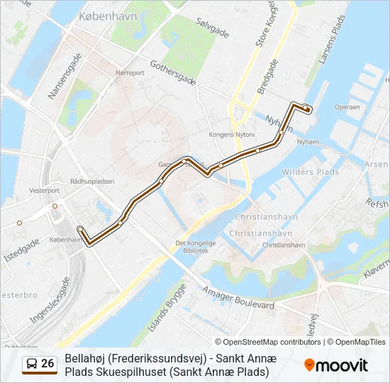 26 Bus Line Map