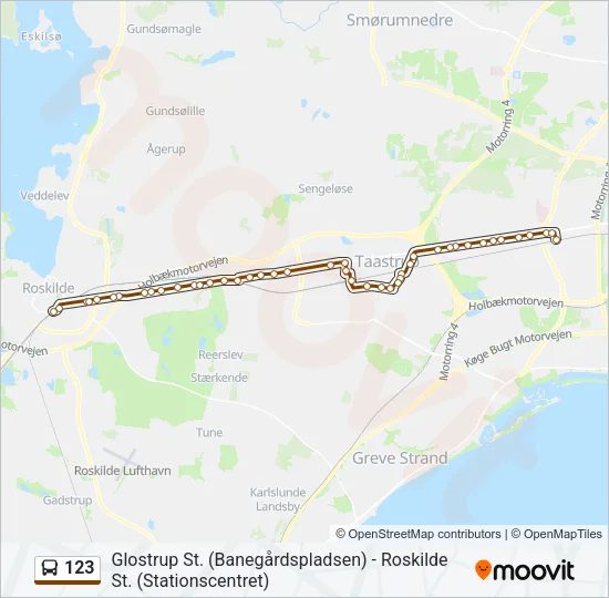 123 Bus Line Map