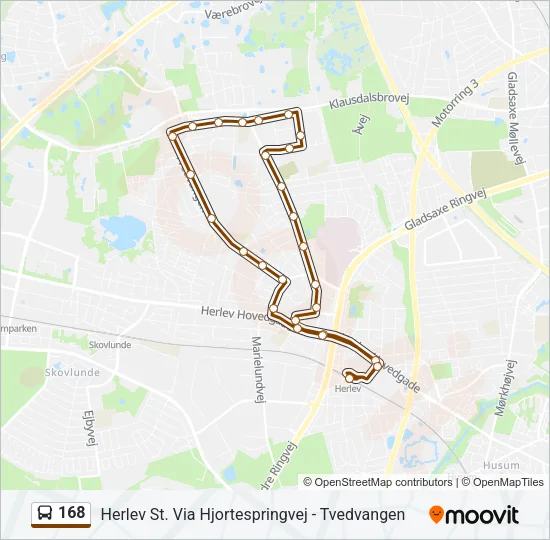 168 Bus Line Map