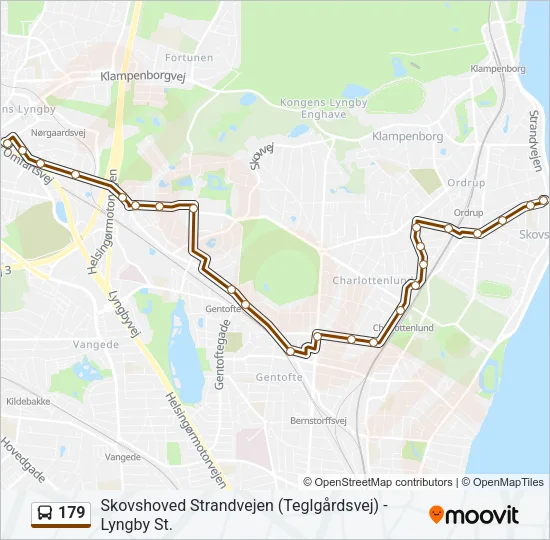 179 Bus Line Map