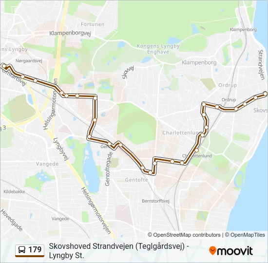 179 Bus Line Map